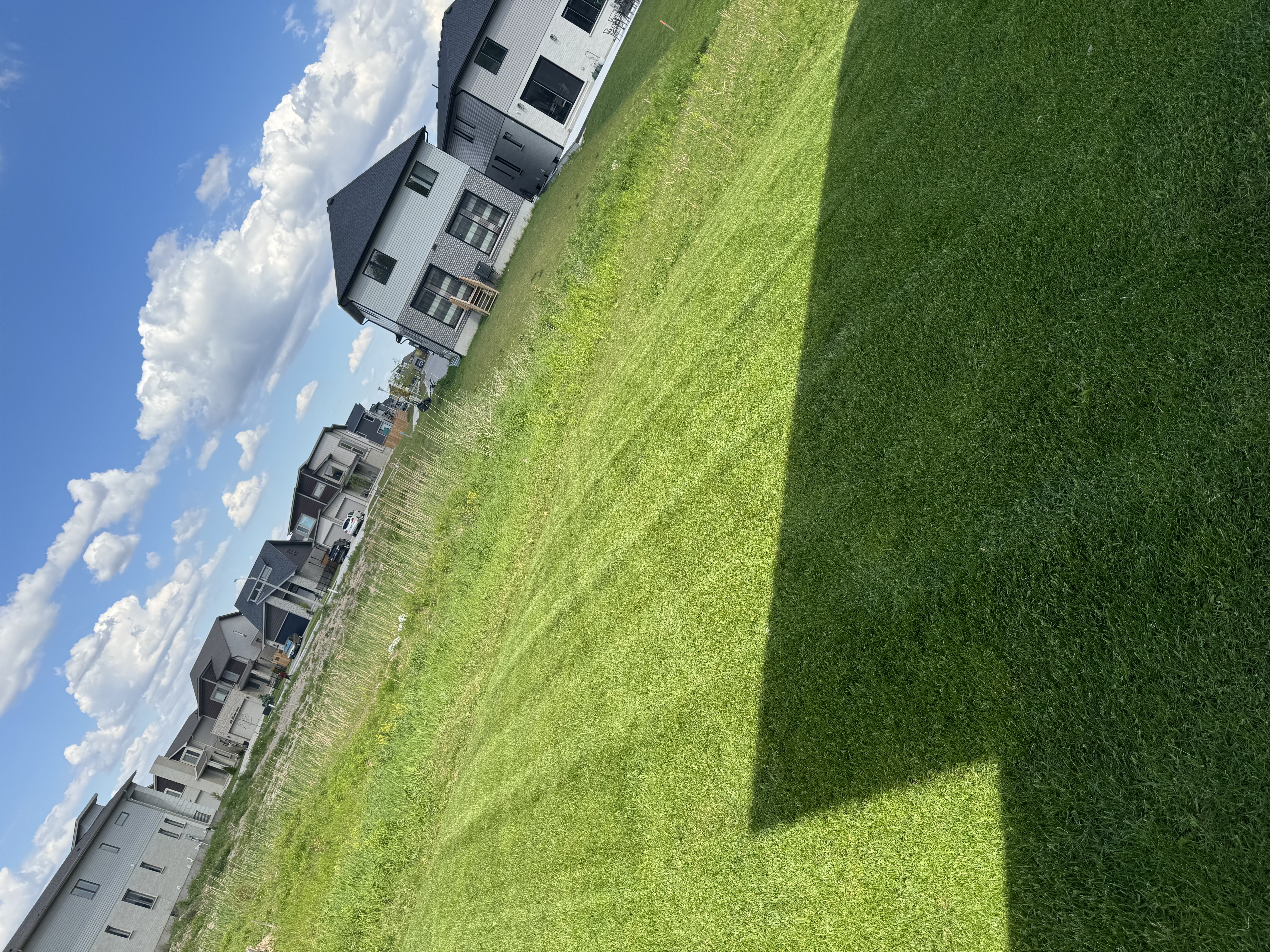 Well-maintained property lawn care