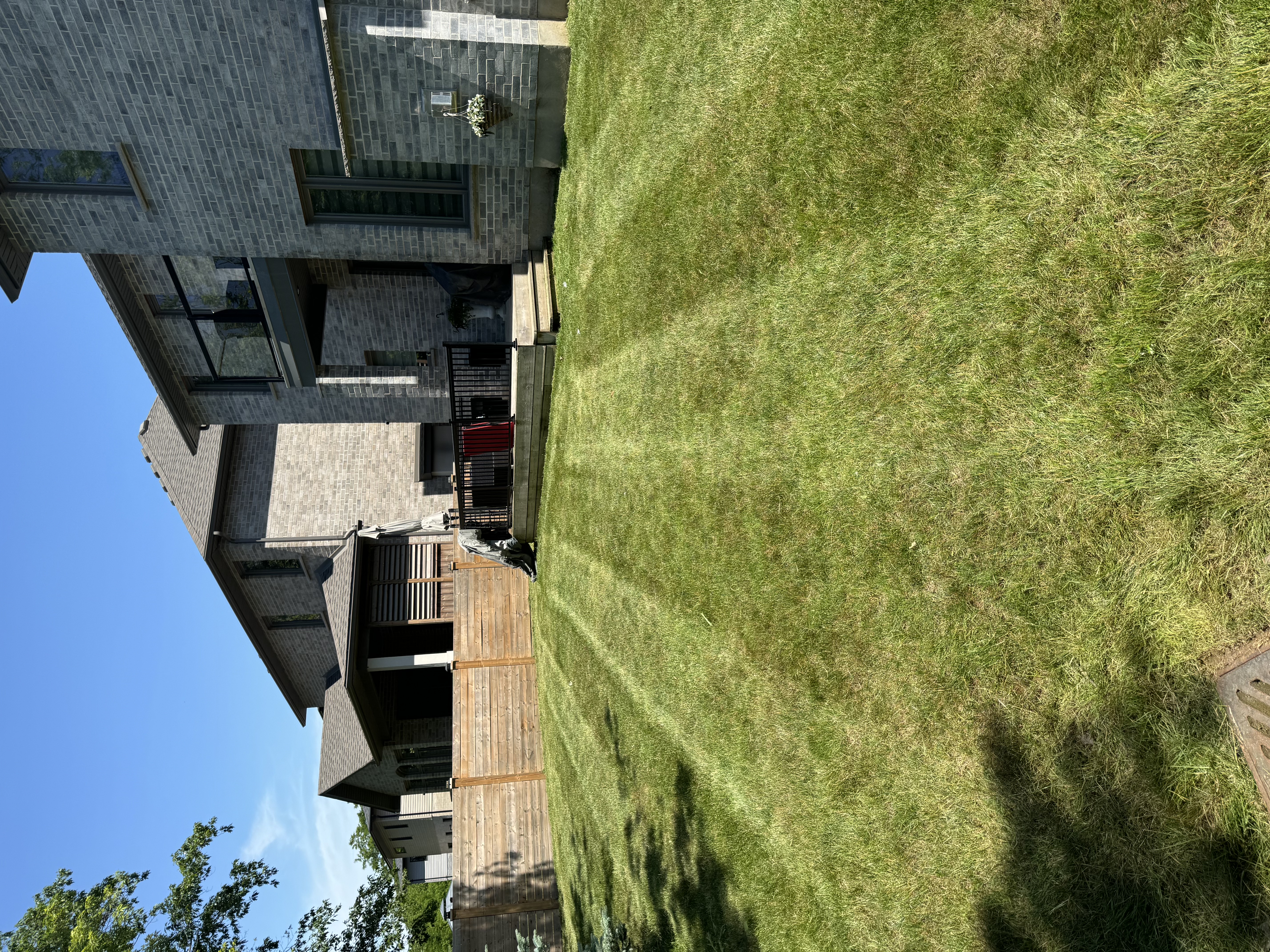 Residential lawn maintenance